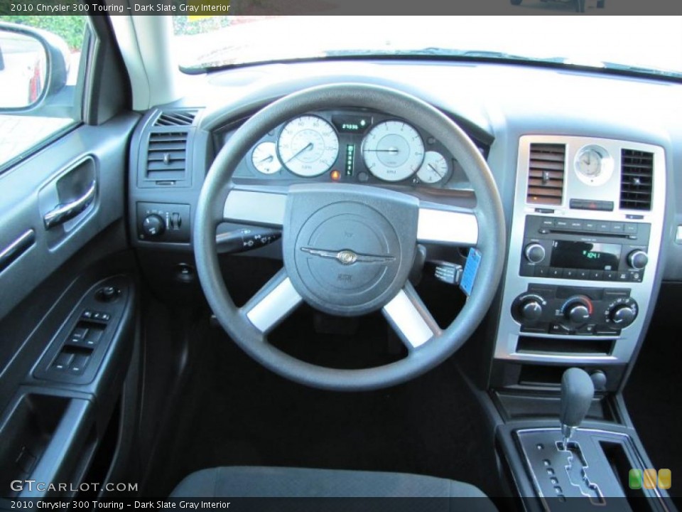 Dark Slate Gray Interior Steering Wheel for the 2010 Chrysler 300 Touring #39905735