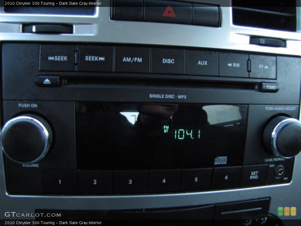 Dark Slate Gray Interior Controls for the 2010 Chrysler 300 Touring #39905767
