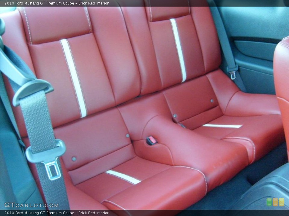 Brick Red Interior Photo for the 2010 Ford Mustang GT Premium Coupe #39905795