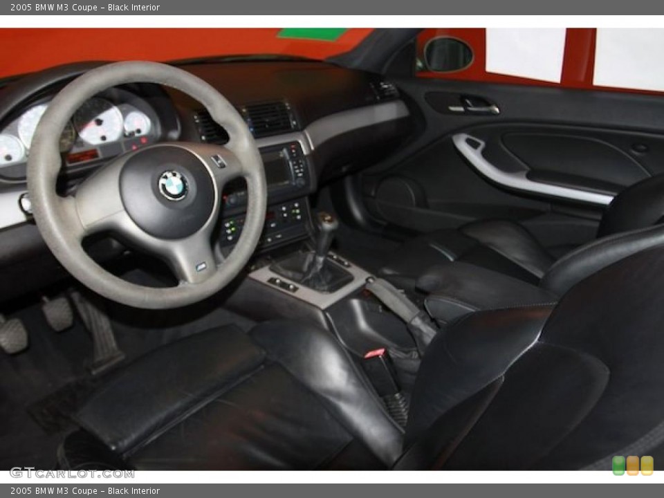 Black Interior Prime Interior for the 2005 BMW M3 Coupe #39906479