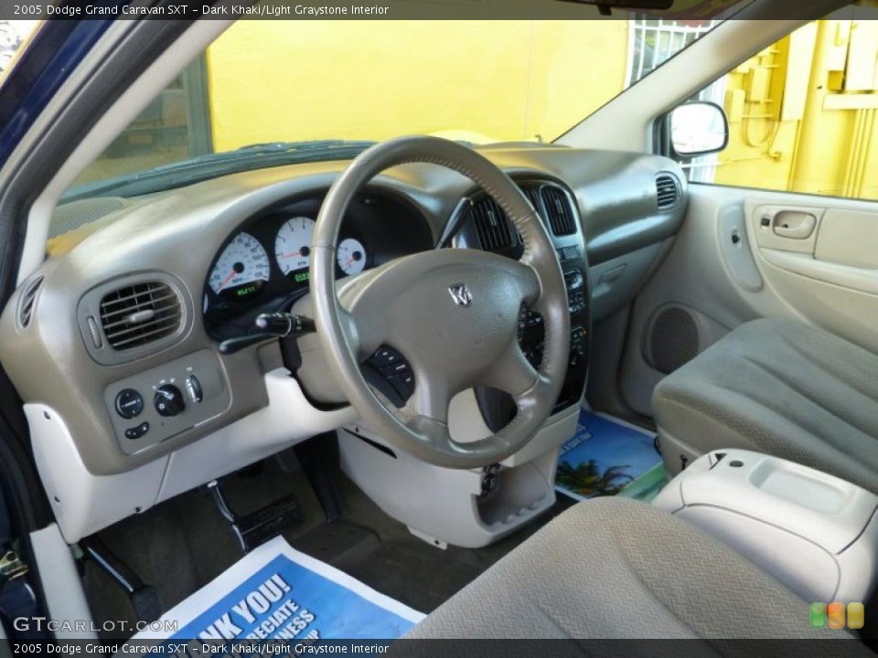 Dark Khaki/Light Graystone Interior Prime Interior for the 2005 Dodge Grand Caravan SXT #39906695