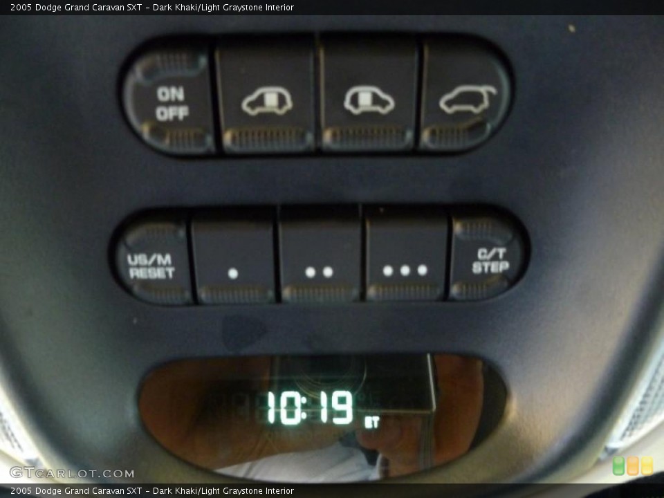 Dark Khaki/Light Graystone Interior Controls for the 2005 Dodge Grand Caravan SXT #39906827