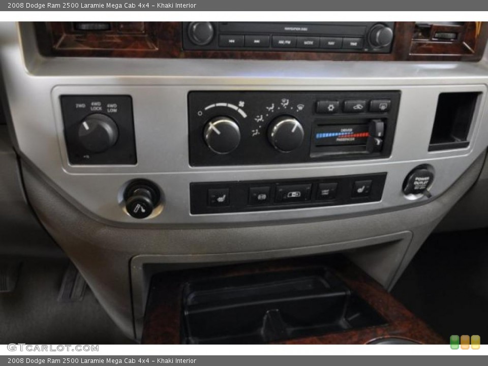 Khaki Interior Controls for the 2008 Dodge Ram 2500 Laramie Mega Cab 4x4 #39910743