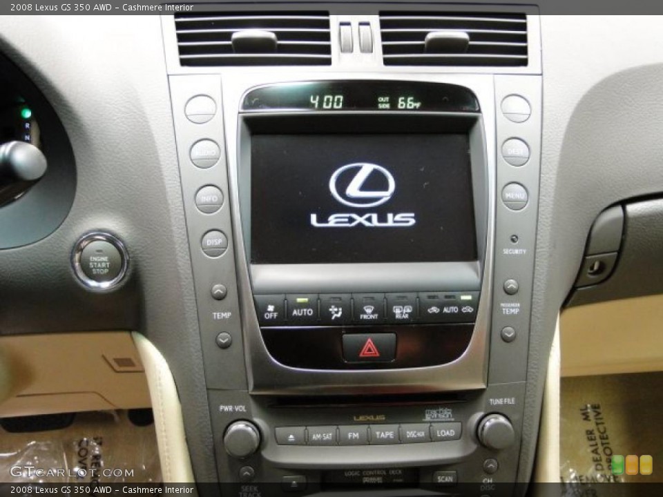 Cashmere Interior Navigation for the 2008 Lexus GS 350 AWD #39911467