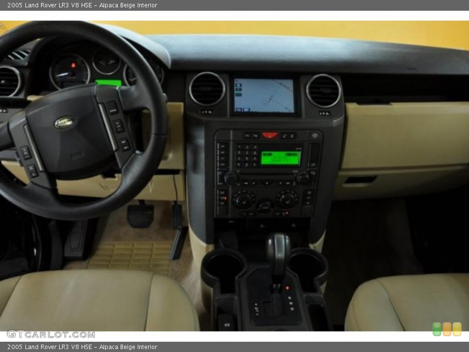 Alpaca Beige Interior Dashboard for the 2005 Land Rover LR3 V8 HSE #39911487