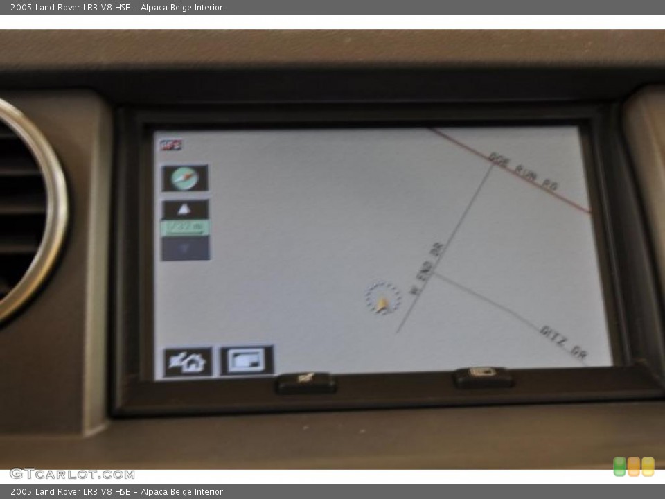Alpaca Beige Interior Navigation for the 2005 Land Rover LR3 V8 HSE #39911503