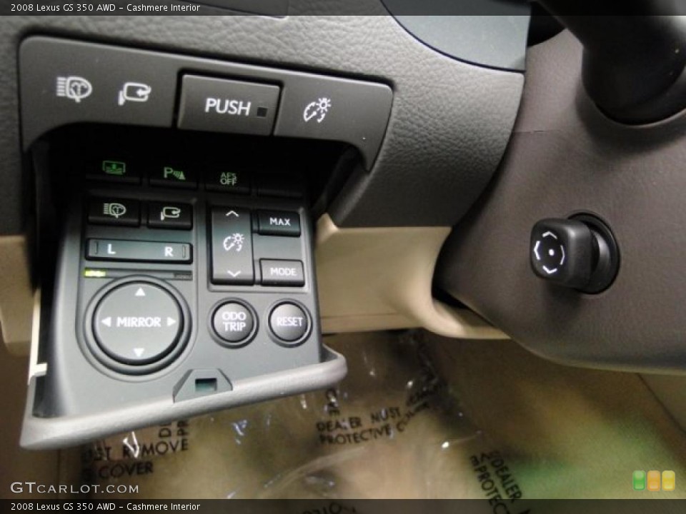 Cashmere Interior Controls for the 2008 Lexus GS 350 AWD #39911507