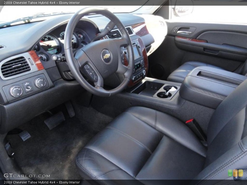 Ebony Interior Prime Interior for the 2009 Chevrolet Tahoe Hybrid 4x4 #39912111