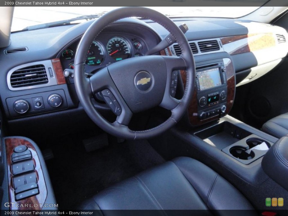 Ebony Interior Photo for the 2009 Chevrolet Tahoe Hybrid 4x4 #39912127