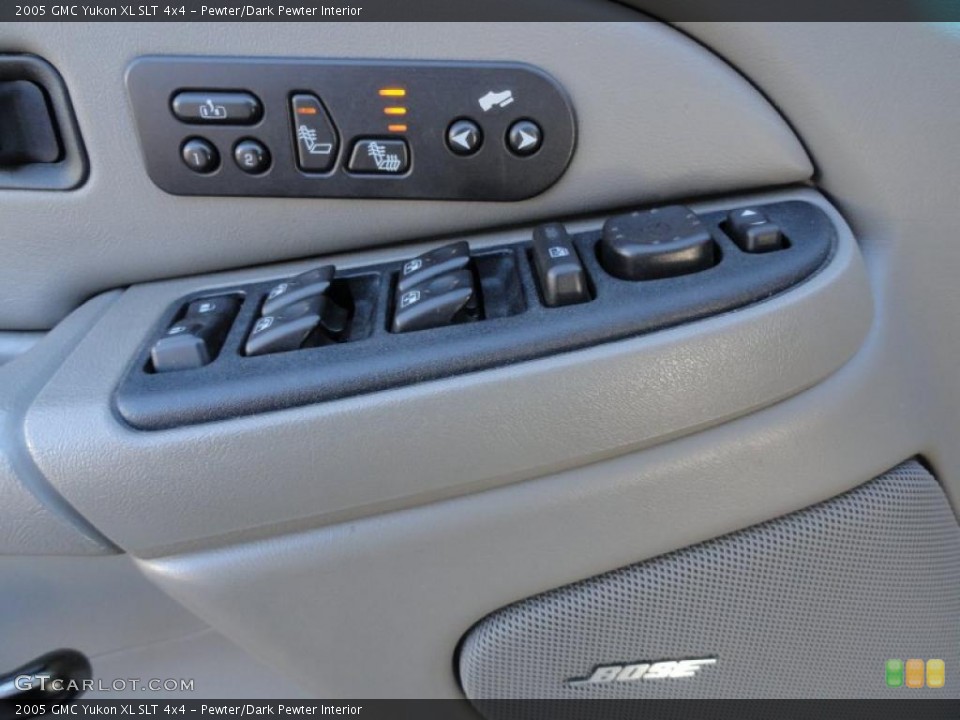 Pewter/Dark Pewter Interior Controls for the 2005 GMC Yukon XL SLT 4x4 #39912319