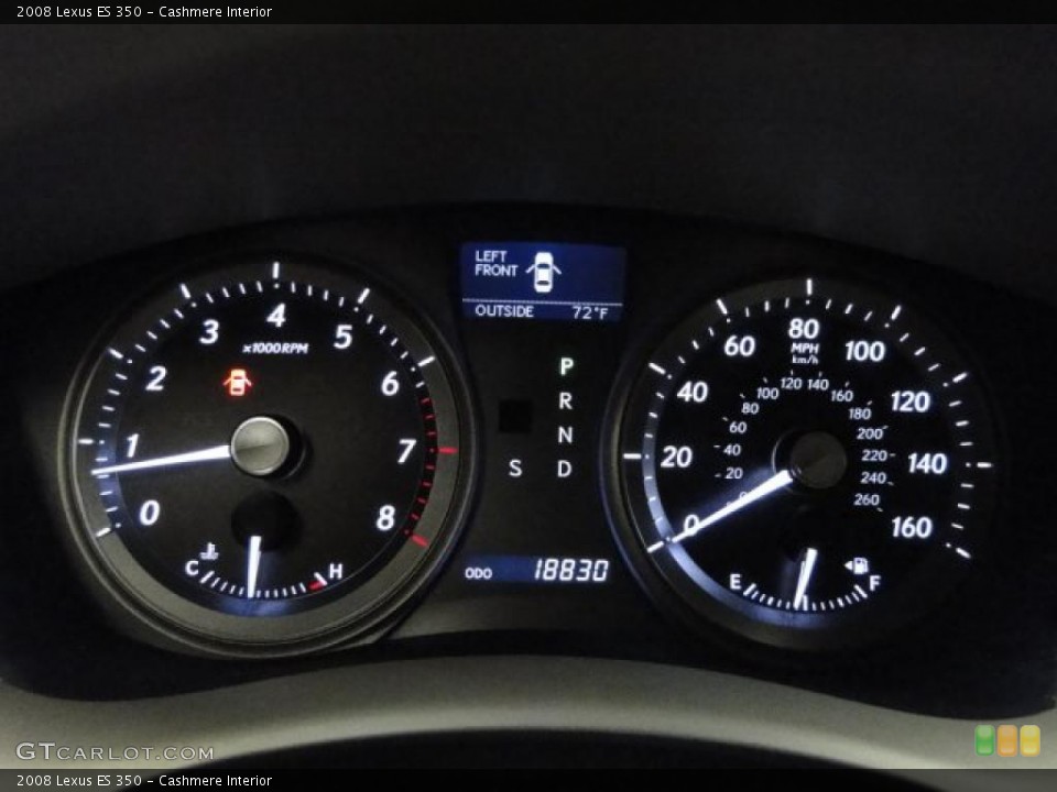 Cashmere Interior Gauges for the 2008 Lexus ES 350 #39912343