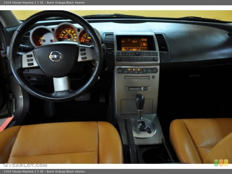 Burnt Orange Black Interior Photo For The 2004 Nissan Maxima