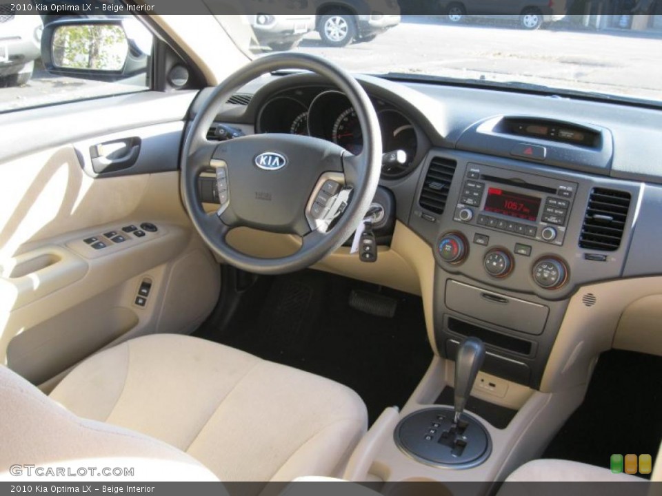 Beige Interior Dashboard for the 2010 Kia Optima LX #39912463