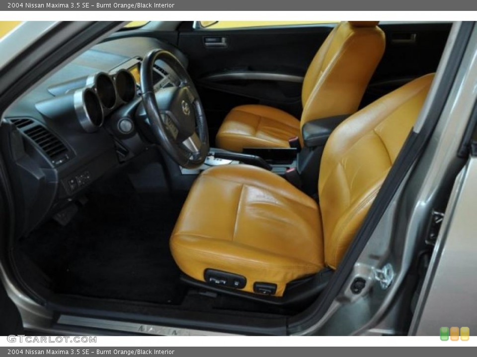 Burnt Orange/Black Interior Photo for the 2004 Nissan Maxima 3.5 SE #39912535