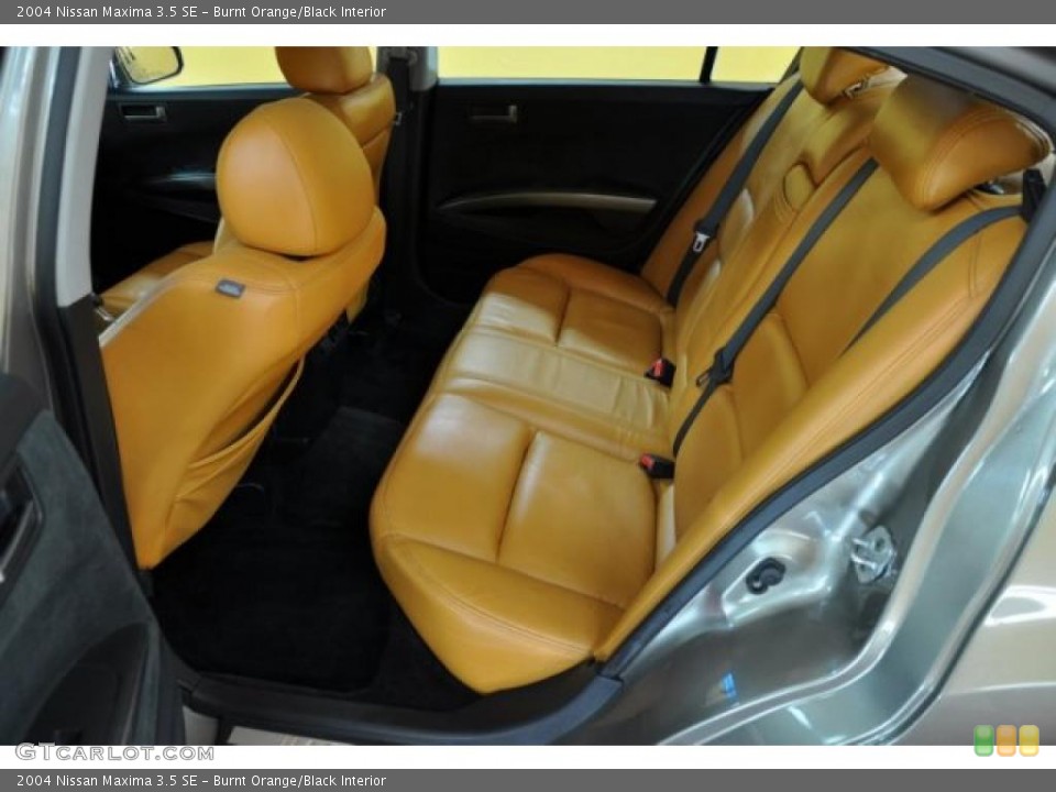 Burnt Orange/Black Interior Photo for the 2004 Nissan Maxima 3.5 SE #39912543