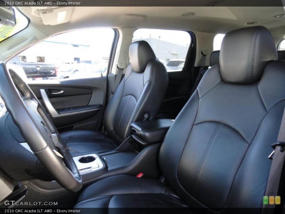 Ebony Interior Photo for the 2010 GMC Acadia SLT AWD #39913175