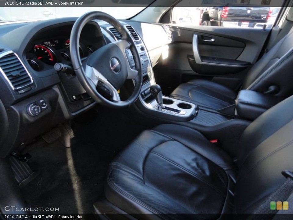 Ebony Interior Photo for the 2010 GMC Acadia SLT AWD #39913183