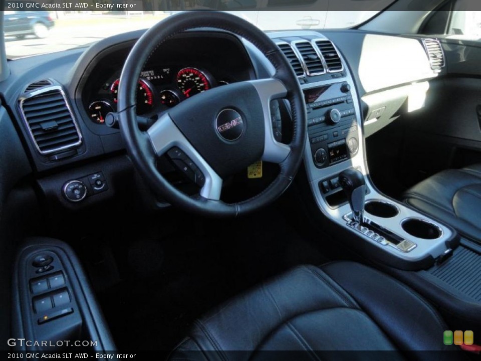Ebony Interior Prime Interior for the 2010 GMC Acadia SLT AWD #39913203