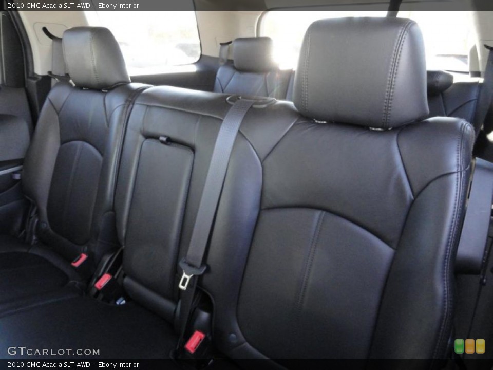Ebony Interior Photo for the 2010 GMC Acadia SLT AWD #39913279