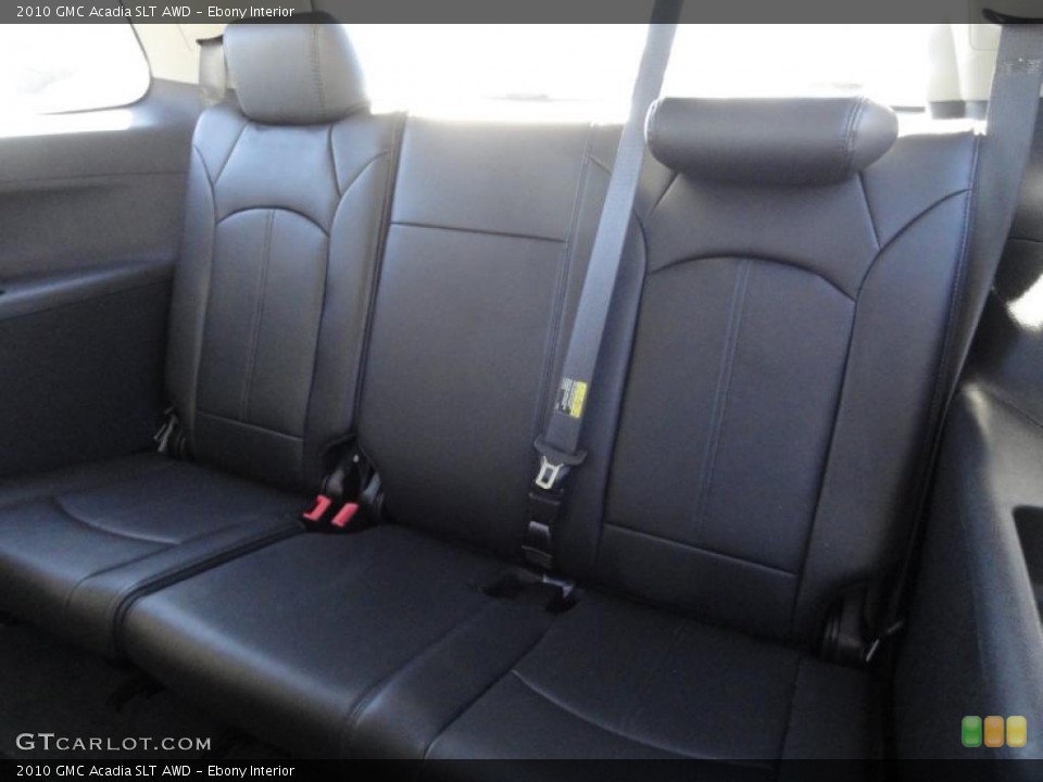 Ebony Interior Photo for the 2010 GMC Acadia SLT AWD #39913303