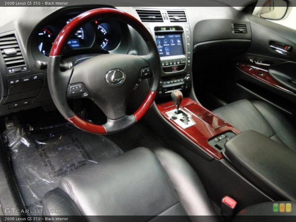 Black Interior Photo for the 2008 Lexus GS 350 #39913443