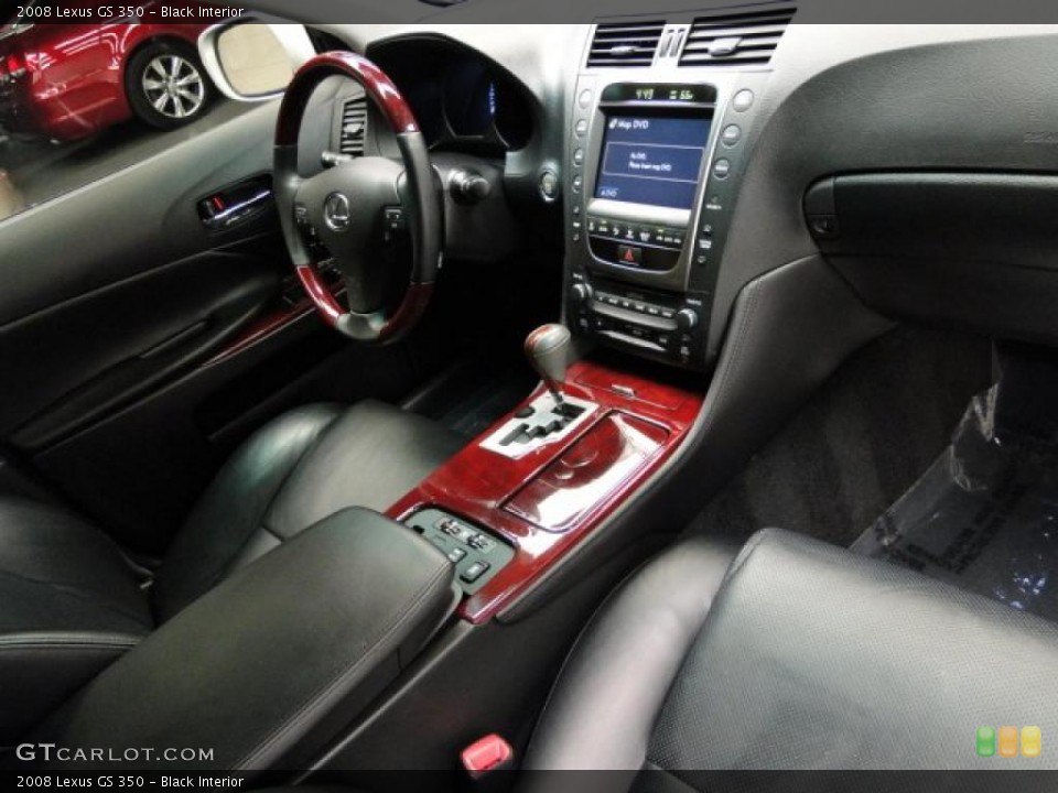 Black Interior Photo for the 2008 Lexus GS 350 #39913463