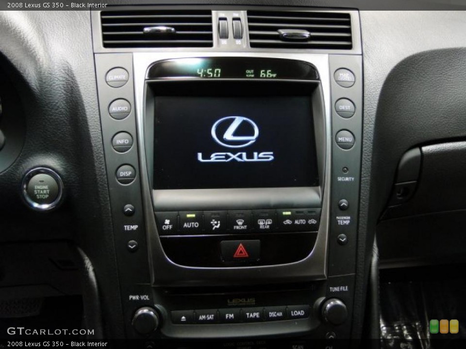 Black Interior Navigation for the 2008 Lexus GS 350 #39913475