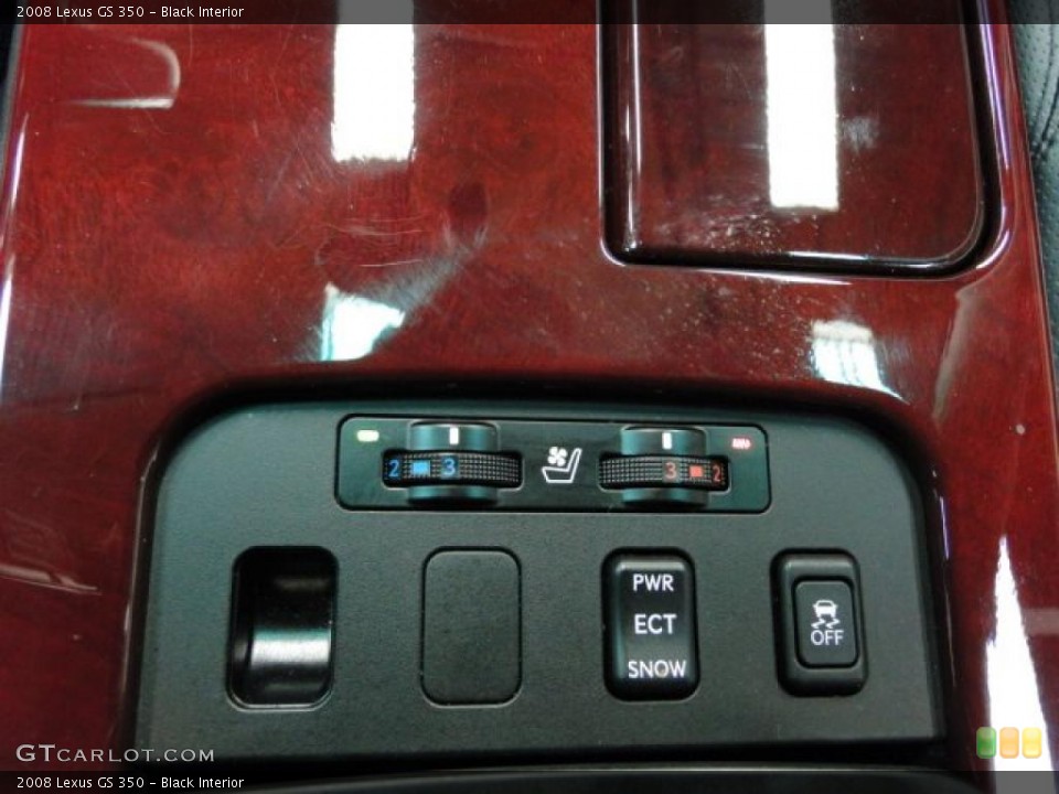 Black Interior Controls for the 2008 Lexus GS 350 #39913511