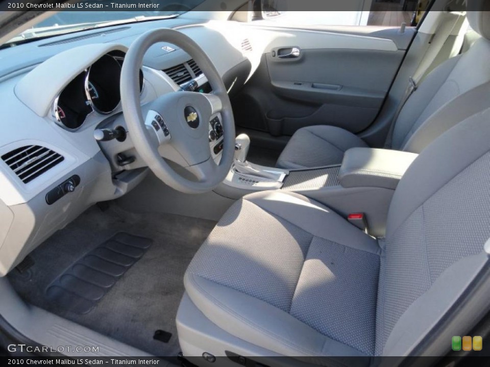 Titanium Interior Prime Interior for the 2010 Chevrolet Malibu LS Sedan #39913539