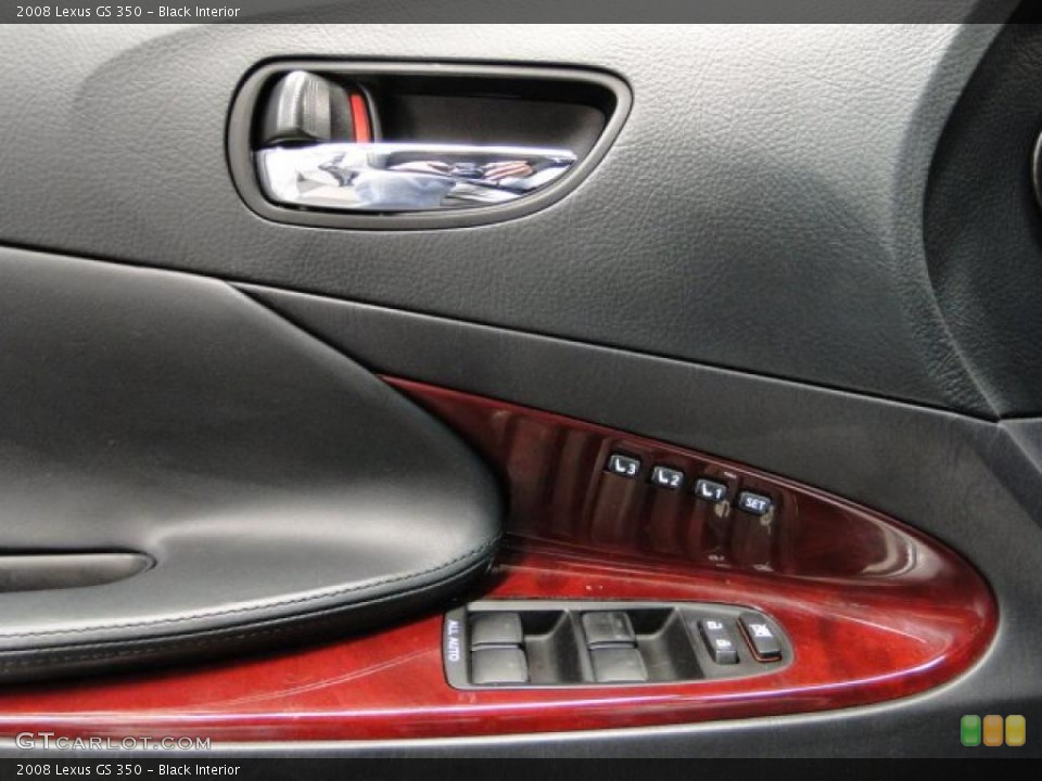 Black Interior Controls for the 2008 Lexus GS 350 #39913555