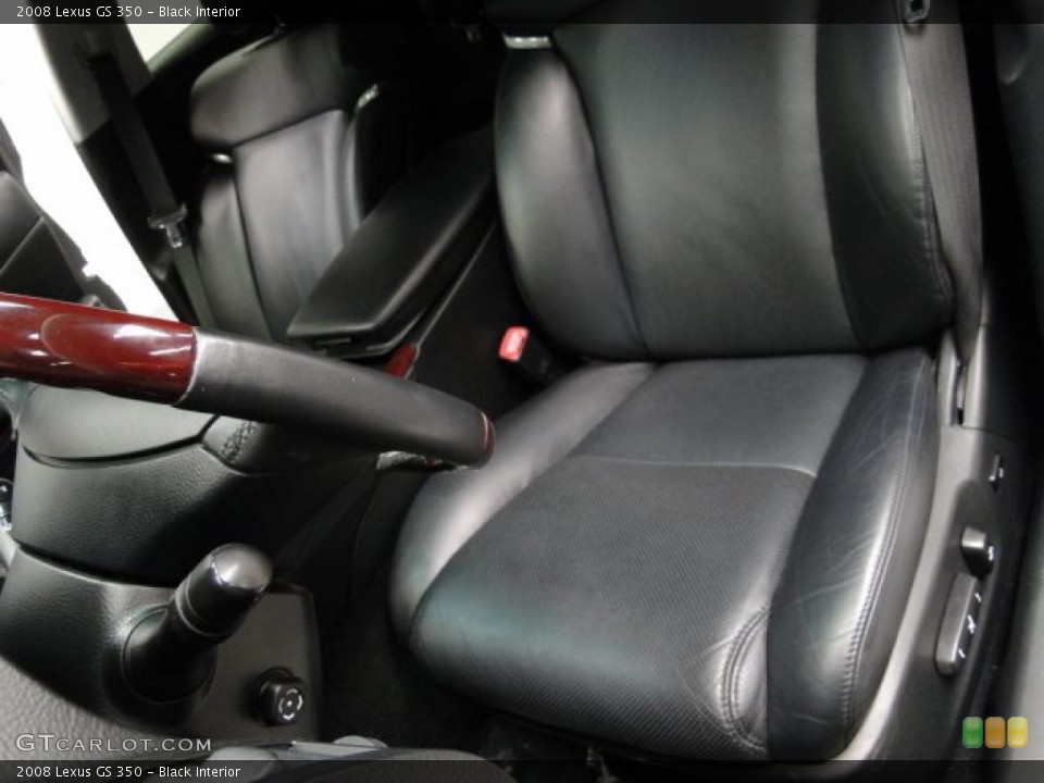 Black Interior Photo for the 2008 Lexus GS 350 #39913571