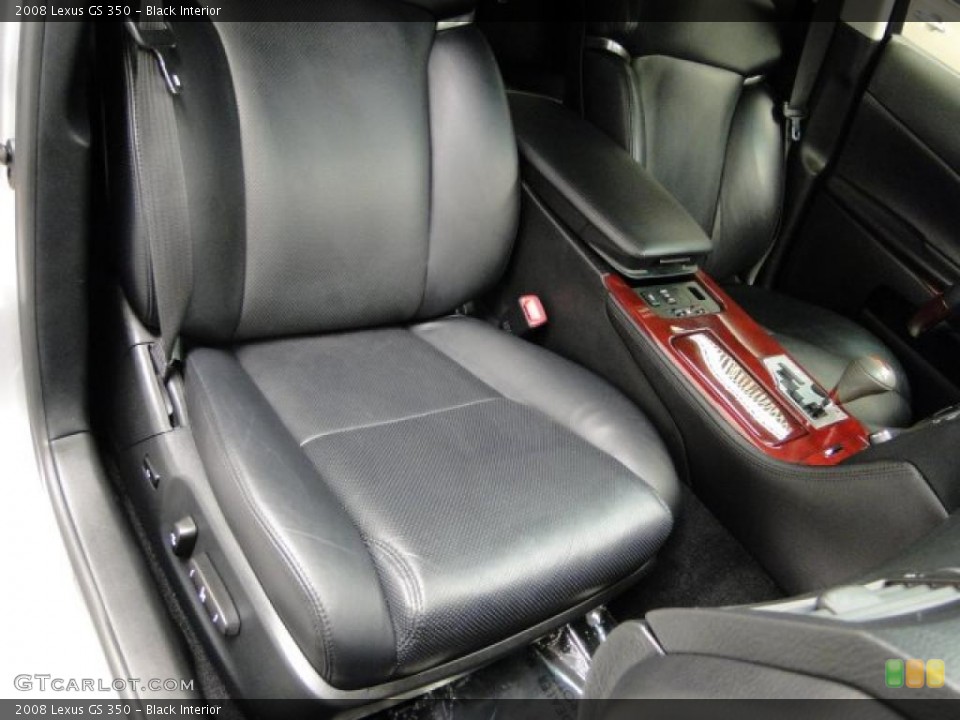 Black Interior Photo for the 2008 Lexus GS 350 #39913587