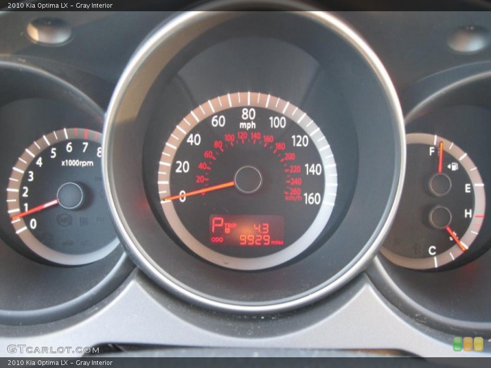 Gray Interior Gauges for the 2010 Kia Optima LX #39913719