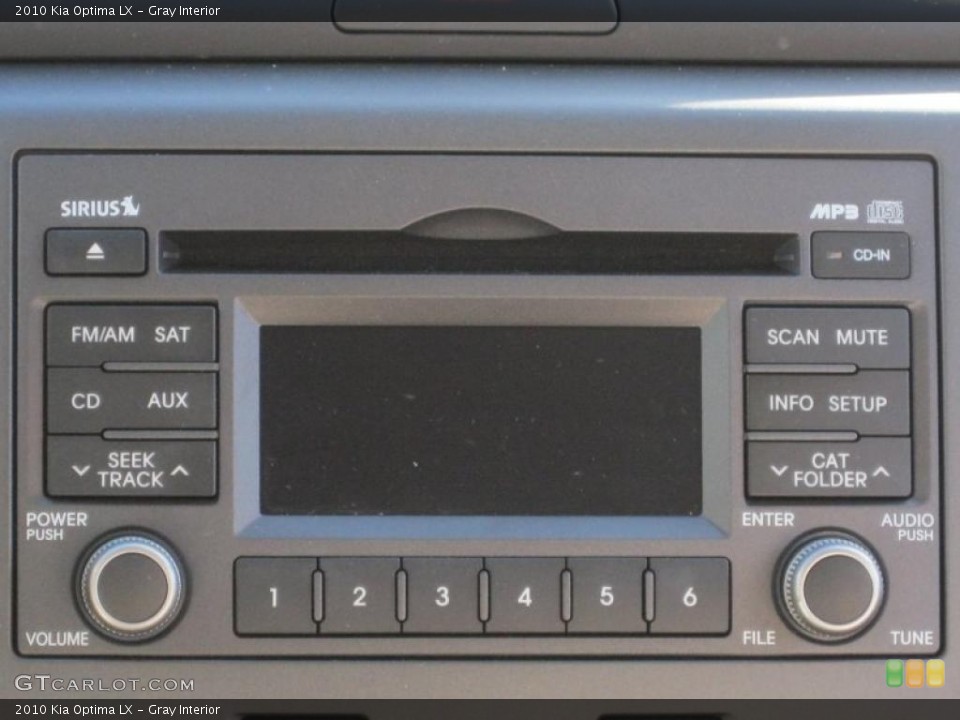 Gray Interior Controls for the 2010 Kia Optima LX #39914291