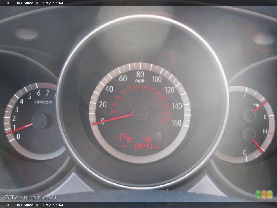 Gray Interior Gauges for the 2010 Kia Optima LX #39914591