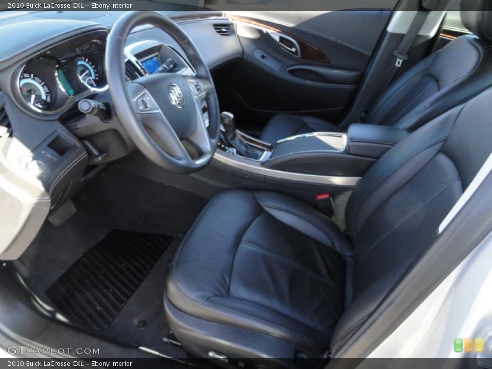 Ebony Interior Photo for the 2010 Buick LaCrosse CXL #39915147