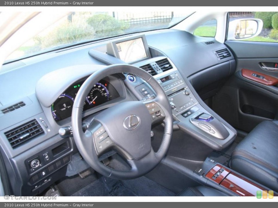 Gray Interior Photo for the 2010 Lexus HS 250h Hybrid Premium #39915611