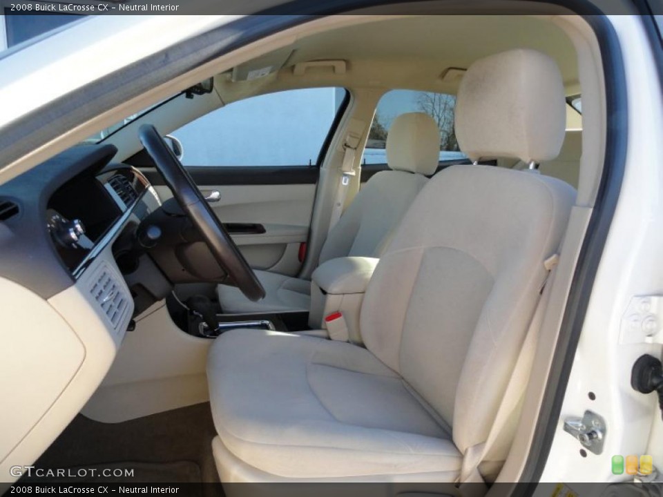 Neutral Interior Photo for the 2008 Buick LaCrosse CX #39915775