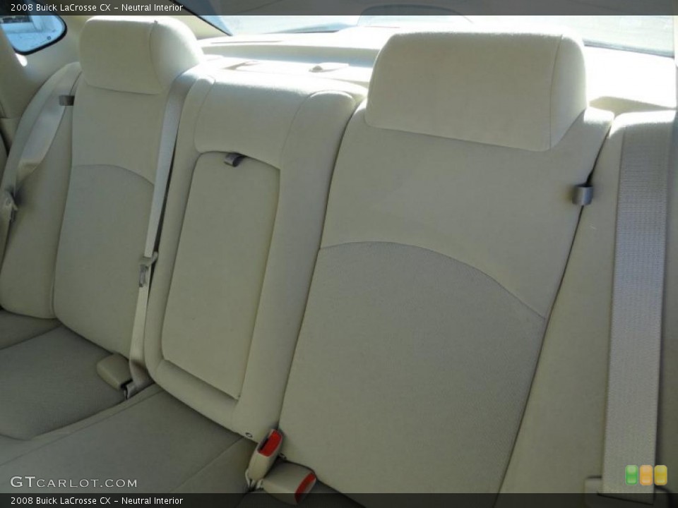 Neutral Interior Photo for the 2008 Buick LaCrosse CX #39915875