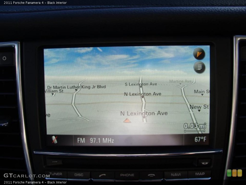 Black Interior Navigation for the 2011 Porsche Panamera 4 #39916083
