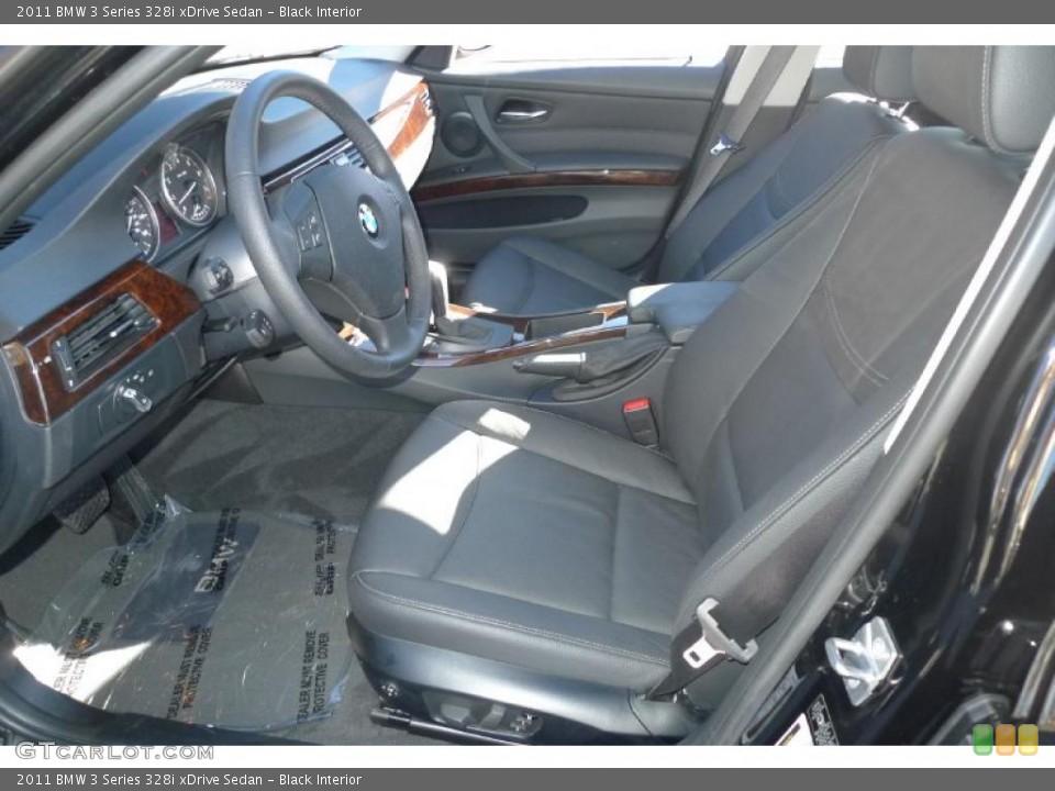 Black Interior Photo for the 2011 BMW 3 Series 328i xDrive Sedan #39916799