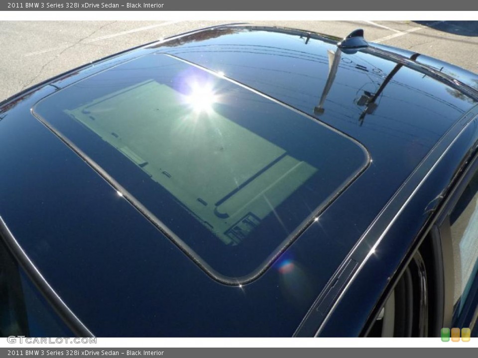 Black Interior Sunroof for the 2011 BMW 3 Series 328i xDrive Sedan #39917051