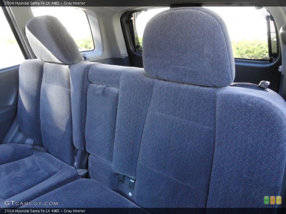 Gray Interior Photo for the 2004 Hyundai Santa Fe LX 4WD #39917059