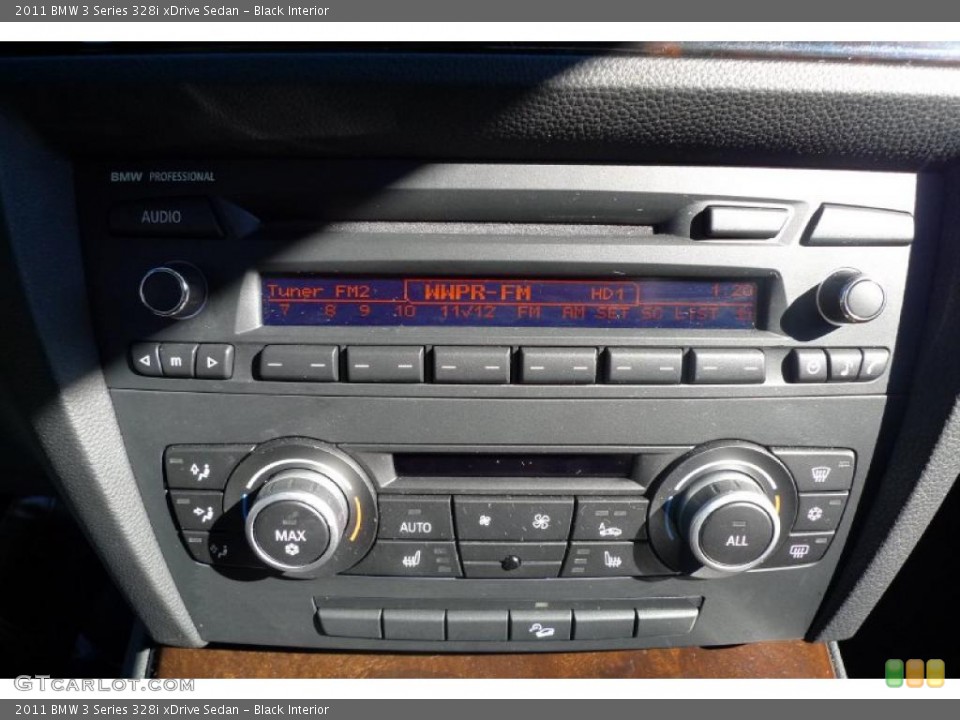 Black Interior Controls for the 2011 BMW 3 Series 328i xDrive Sedan #39917323