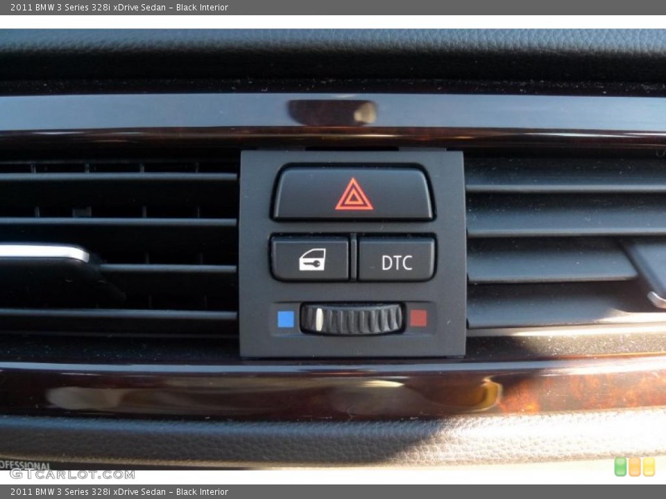 Black Interior Controls for the 2011 BMW 3 Series 328i xDrive Sedan #39917339