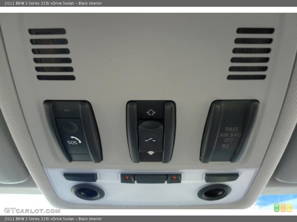 Black Interior Controls for the 2011 BMW 3 Series 328i xDrive Sedan #39917375