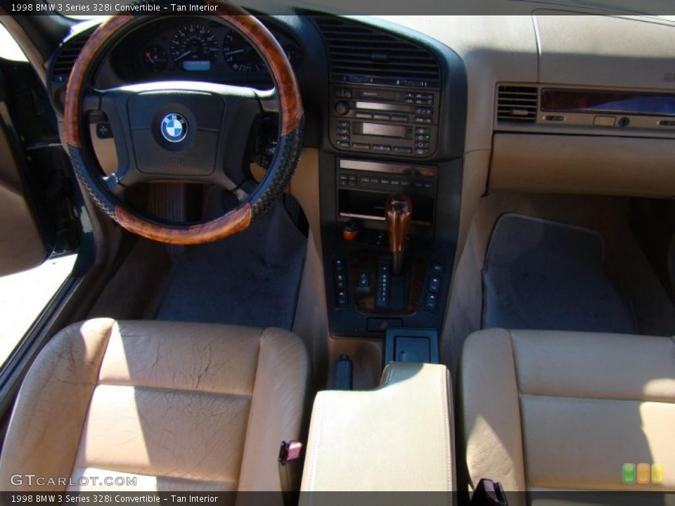 Tan Interior Dashboard for the 1998 BMW 3 Series 328i Convertible #39917453