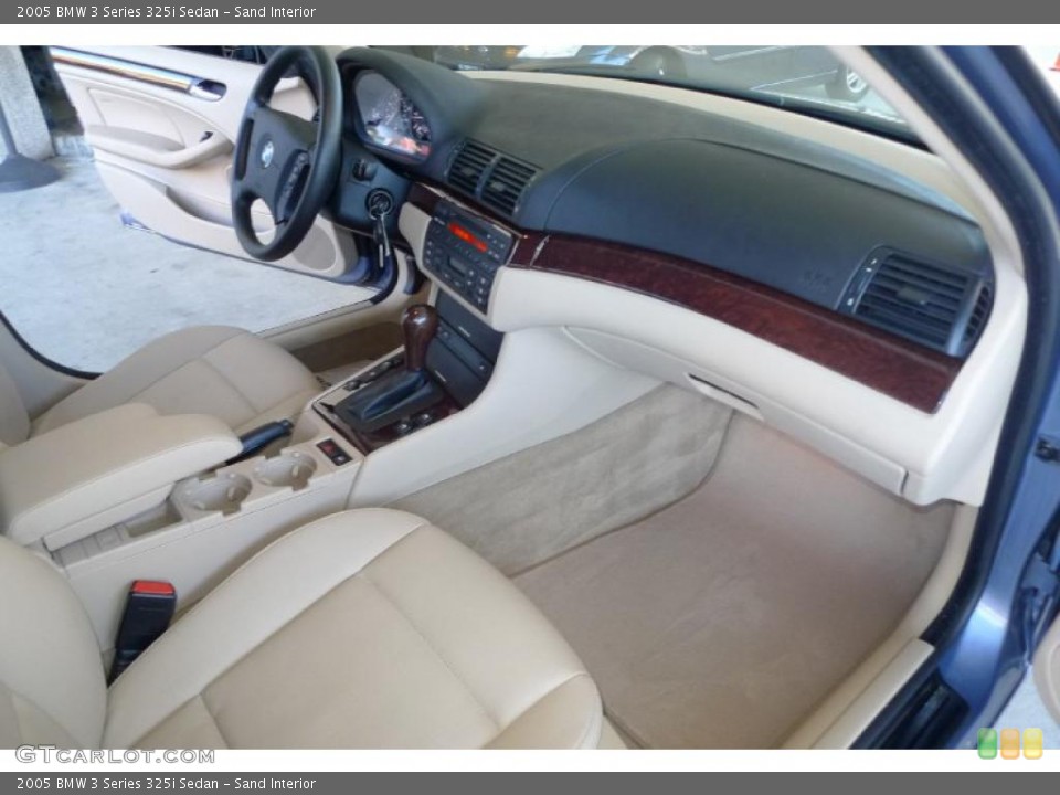 Sand Interior Dashboard for the 2005 BMW 3 Series 325i Sedan #39917859