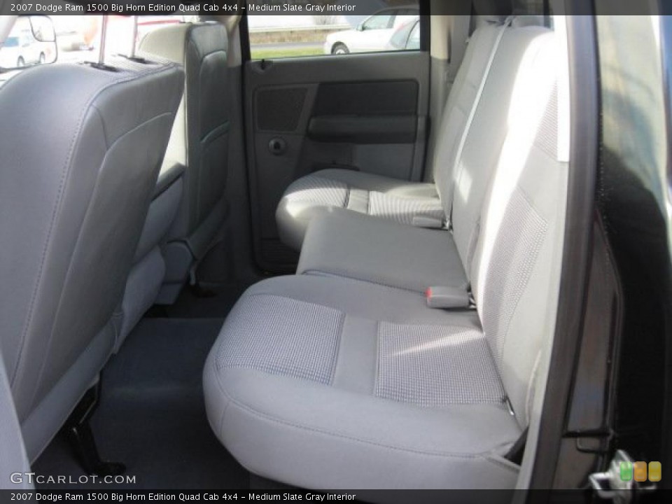 Medium Slate Gray Interior Photo for the 2007 Dodge Ram 1500 Big Horn Edition Quad Cab 4x4 #39918067