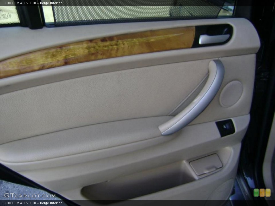 Beige Interior Door Panel for the 2003 BMW X5 3.0i #39918923